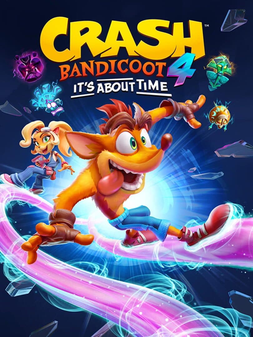 Movie poster for Crash Bandicoot 4: It's About Time