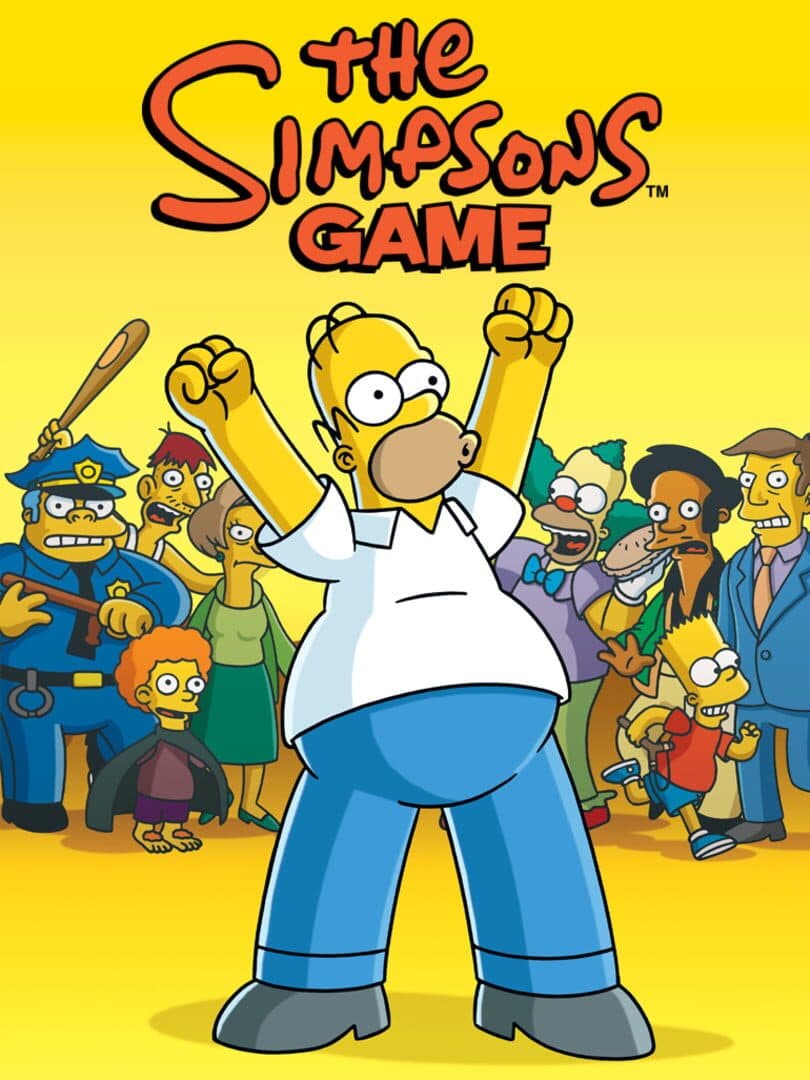 Movie poster for The Simpsons Game