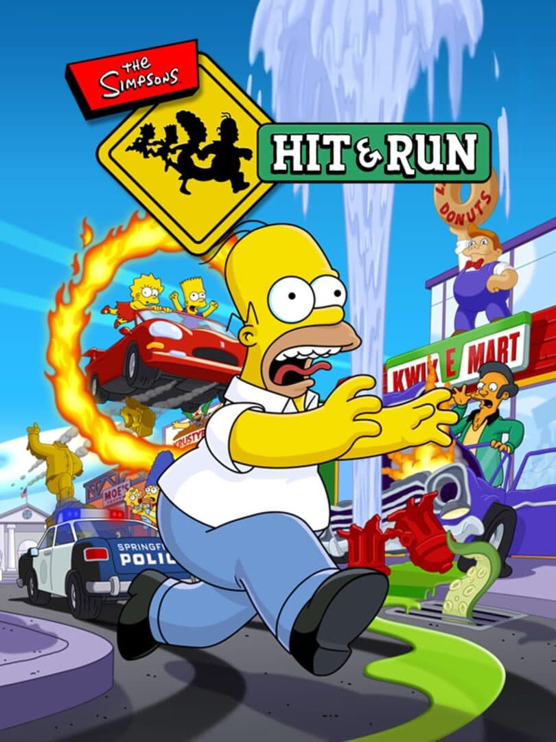 Movie poster for The Simpsons: Hit & Run