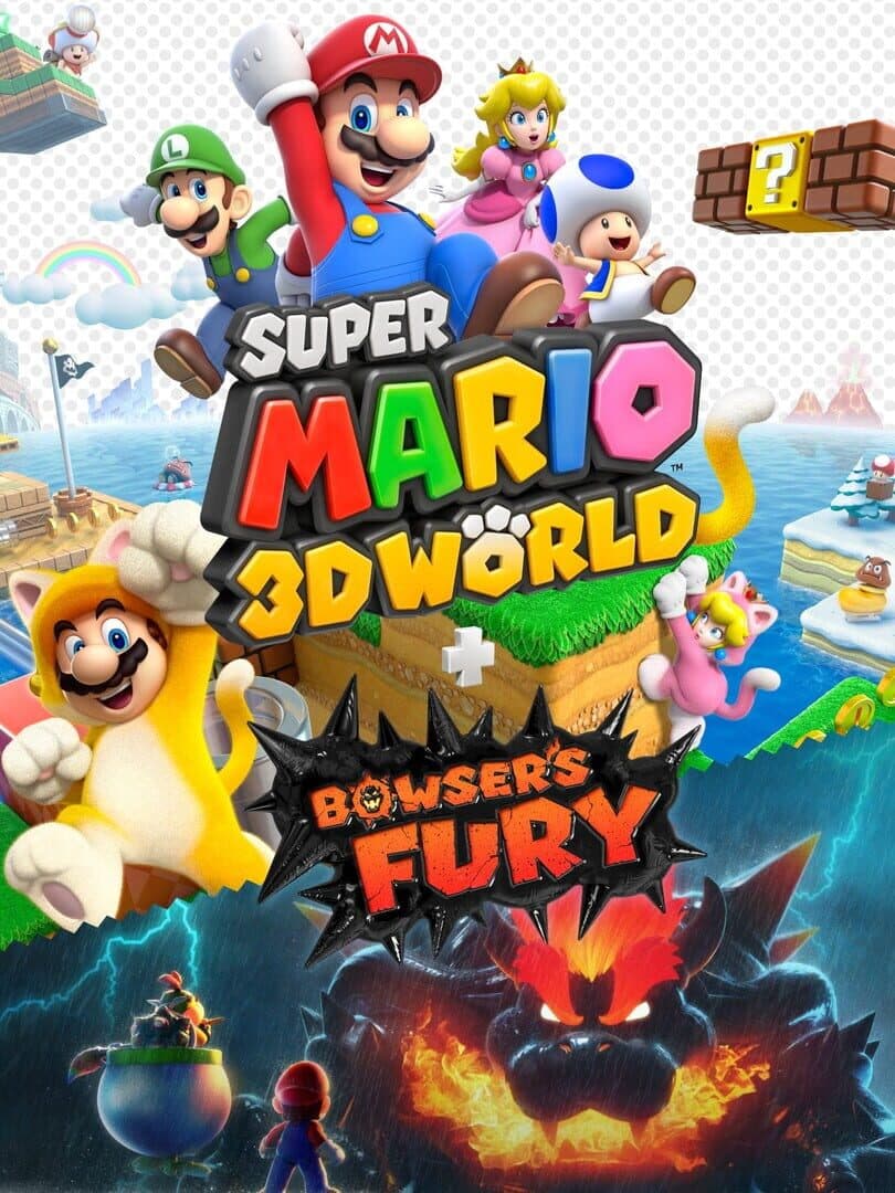 Movie poster for Super Mario 3D World + Bowser's Fury