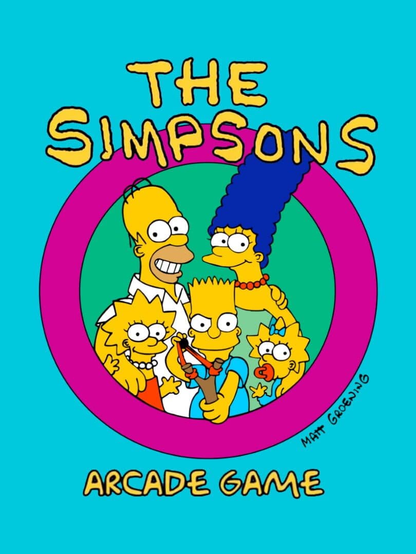 Movie poster for The Simpsons Arcade Game