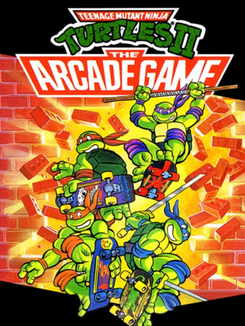 Movie poster for Teenage Mutant Ninja Turtles II: The Arcade Game