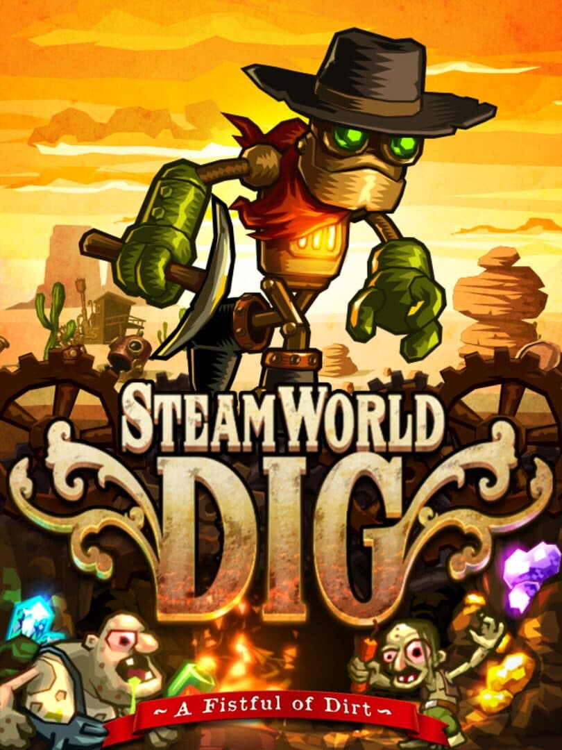 Movie poster for SteamWorld Dig