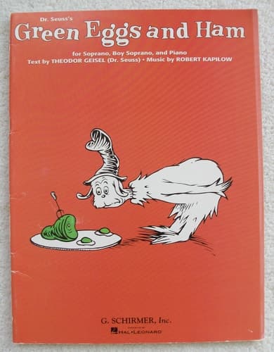 Movie poster for Dr. Suess's Green Eggs and Ham: For Soprano, Boy Soprano, and Piano