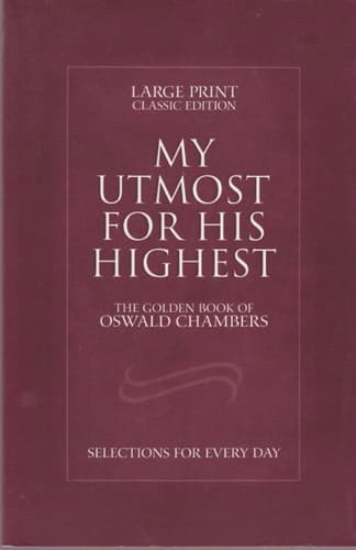 Movie poster for My Utmost for His Highest: Selections for Every Day