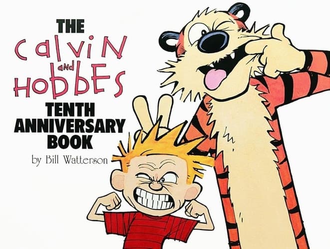 Movie poster for The Calvin and Hobbes Tenth Anniversary Book