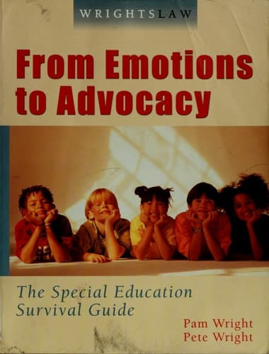 Movie poster for Wrightslaw: From Emotions To Advocacy   The Special Education Survival Guide