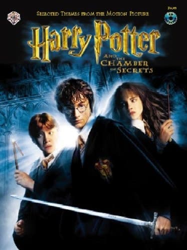 Movie poster for Harry Potter and the Chamber of Secrets: Sheet Music for Flute with C.D